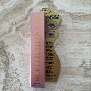 Too Faced NEW IN BOX Better Than Sex Voluptuous Volume Mascara